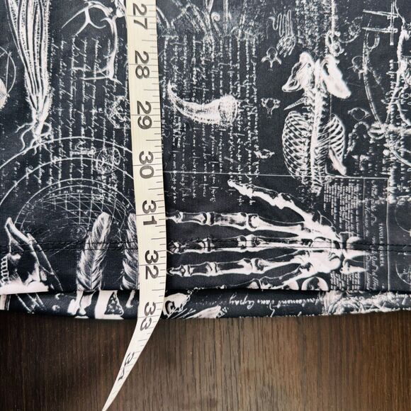 Affliction Dress Women Small Skeleton Bones Print Iggy Punk Tank Halloween NEW - Picture 7 of 7
